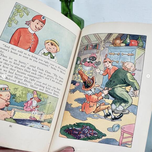 Antique Wooden Willie Book Johnny Gruelle Raggedy Ann Author Illustrations 1927 - Picture 9 of 10
